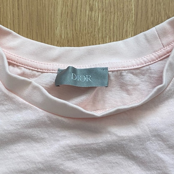 Christian Dior X KAWS Graphic Tee Pink T-Shirt Kim Jones L - Picture 6 of 9